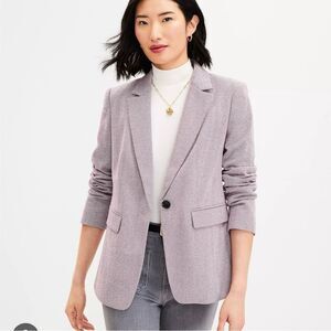 NWT Loft Herringbone Blazer